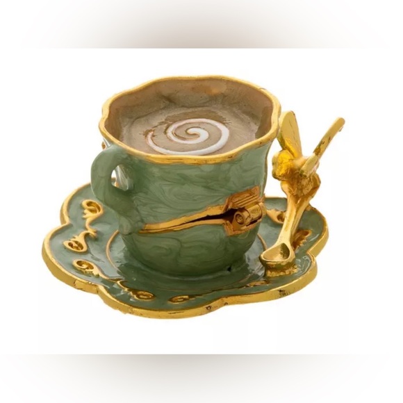 New Ornate Tea Cup Jewelry Box - Picture 7 of 8